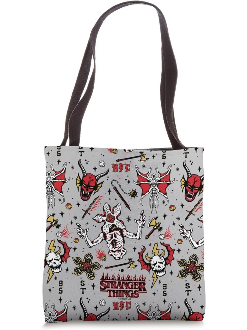 Demogorgon Hellfire Club Tote Bag | Unique Graphic Design | Perfect for Fans